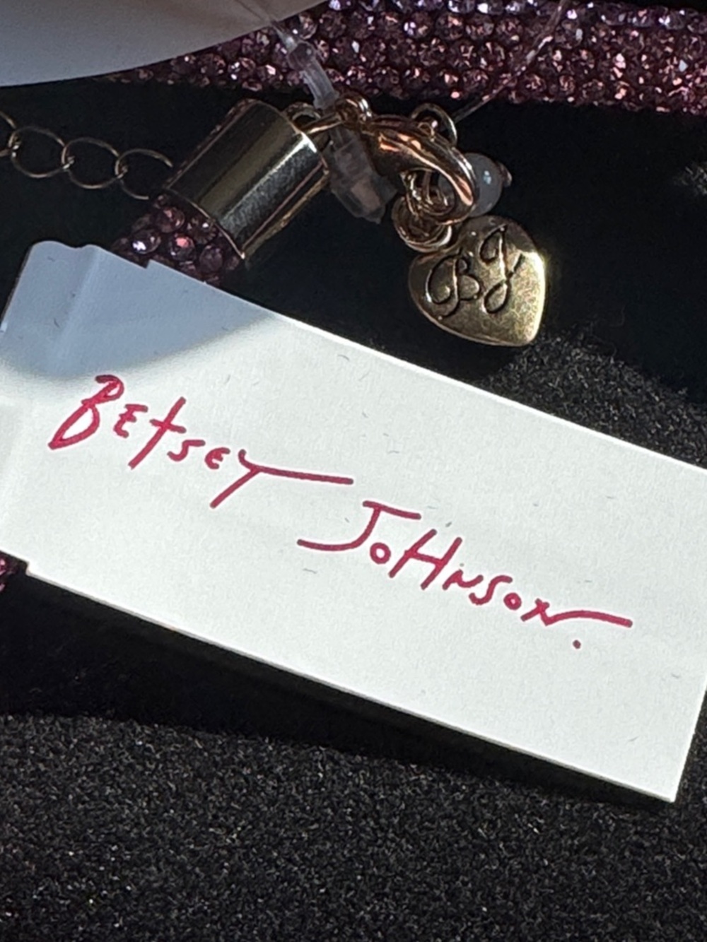 Betsey Johnson Pink and Orange Starfish Pendant Necklace - Picture 3 of 5